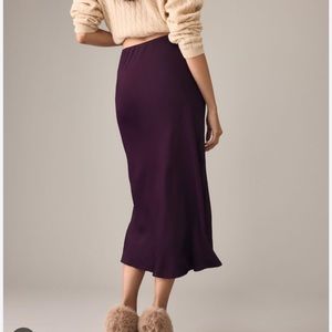 Anthropologie slip skirt